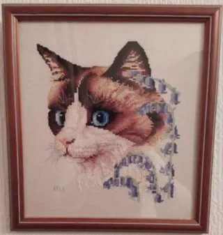 Quadri Gatti Punto Croce