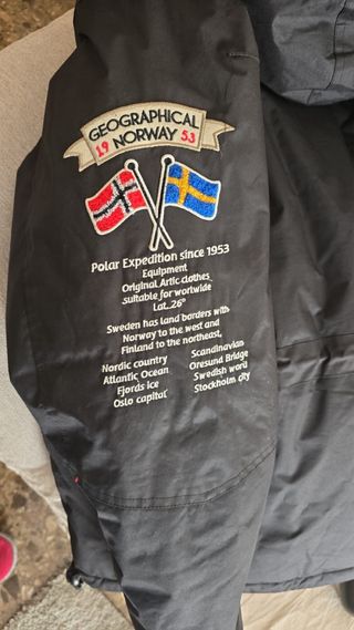 Chaqueta Geographical Norway Negra