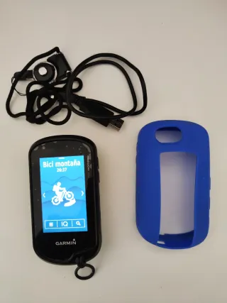 GPS Garmin Oregon 700 con funda azul