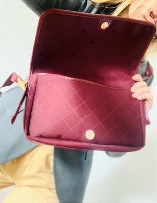 Bolso vintage Lanvin piel y lona