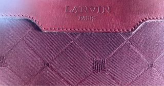 Bolso vintage Lanvin piel y lona