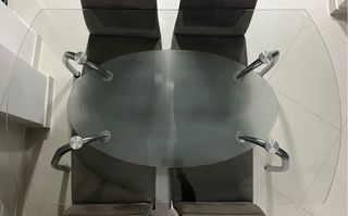 Conjunto de Mesa de Comedor + 4 Sillas