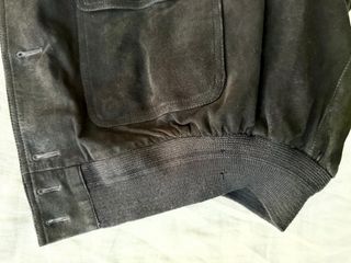 Chaqueta Napa Azul Vintage