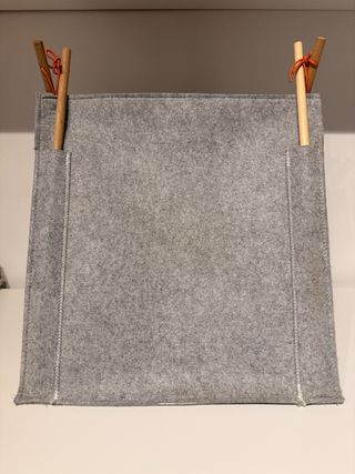 Casita para gatos Ikea gris