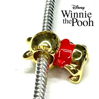 Charm Winnie the Pooh Plata Dorada Disney