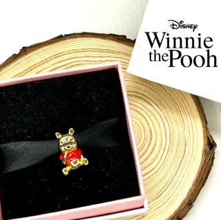 Charm Winnie the Pooh Plata Dorada Disney