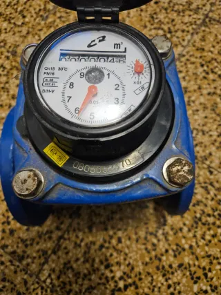 Contador de agua para pozos y riego