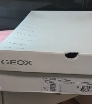 Botas Geox Piel Negras Talla 40