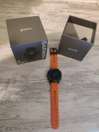 Garmin Fenix 6 Pro Negro y Naranja