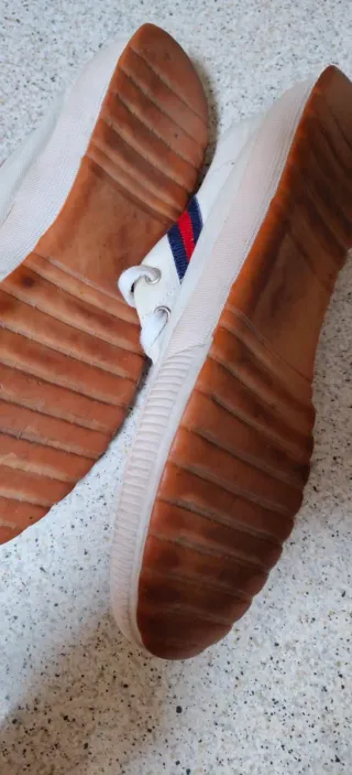 Zapatillas El Ganso Beige y Blanco