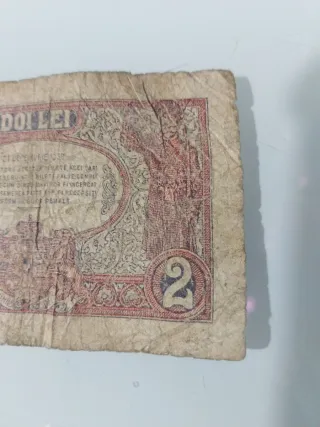 Billetes Rumanía 2 leí