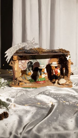 Belén artesanal hecho a mano