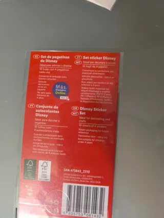 Pegatinas identificadoras infantiles