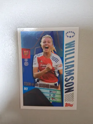 CROMO, TEAM OF THE SEASON 2024/25, TOPPS, WILLIAMS