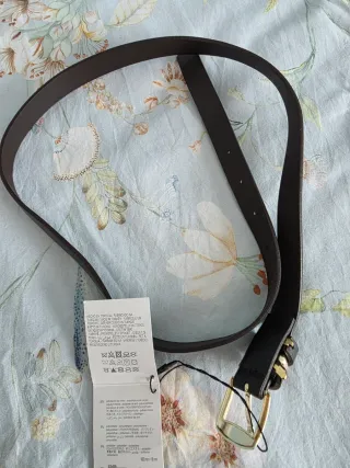 Cinturón Mujer Zara Marrón