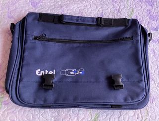 Maletín azul para portátil o apuntes