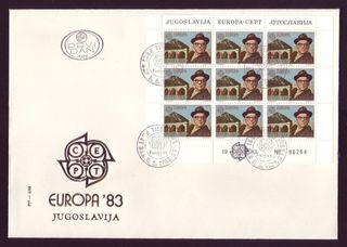 7 Sobres PD YUGOSLAVIA | Europa-CEPT | 1981-84