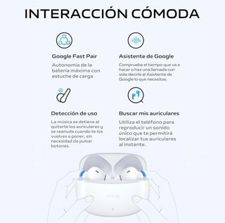 Auriculares Vivo TWS 3e Bluetooth Negros (nuevos)