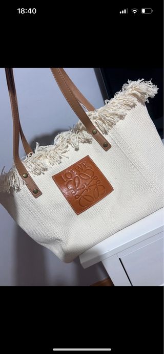 Bolso Loewe Beige y Marrón