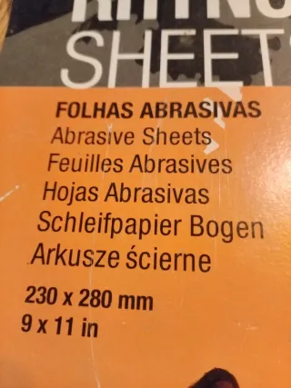 4 Folhas Lixa Madeira Grão 60
