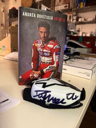 Slider autografato Andrea Dovizioso + Libro