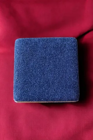 Gemelos Vintage Plateados Negros