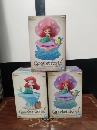 Figuras Qposket Stories Sirenita Disney
