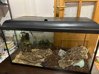 Acuario 100L con luz LED