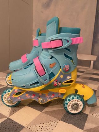 Patines infantiles Peppa Pig talla 27-30