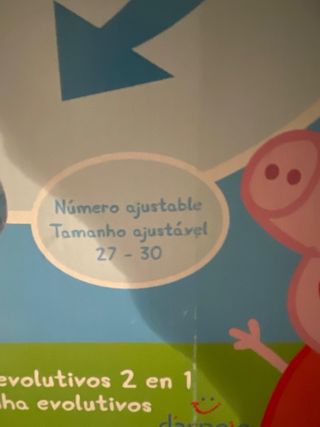 Patines infantiles Peppa Pig talla 27-30