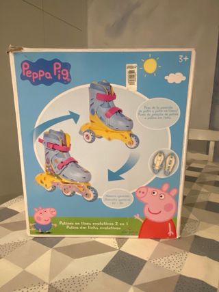Patines infantiles Peppa Pig talla 27-30
