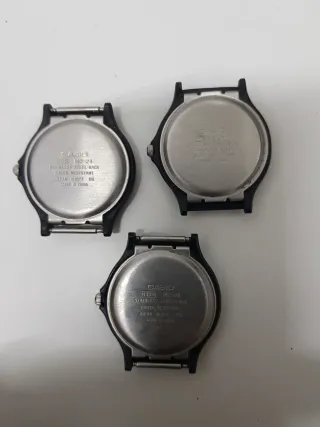 3 Relojes Casio Quartz