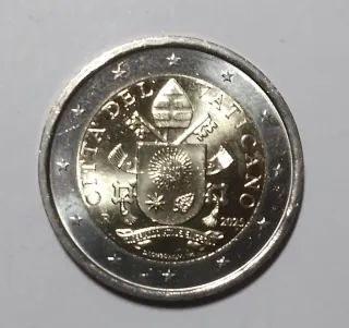 Moneta 2 Euro Vaticano 2025