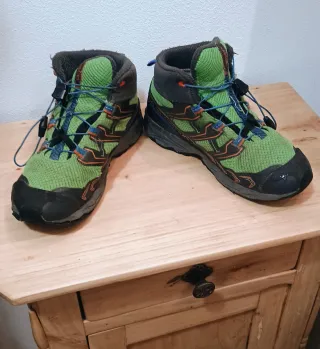 Scarpe trekking bambino verdi