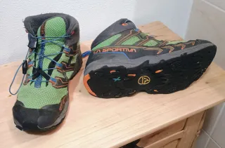 Scarpe trekking bambino verdi