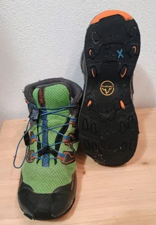 Scarpe trekking bambino verdi