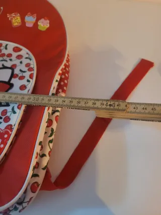 Zaino Hello Kitty rosso con ciliegie