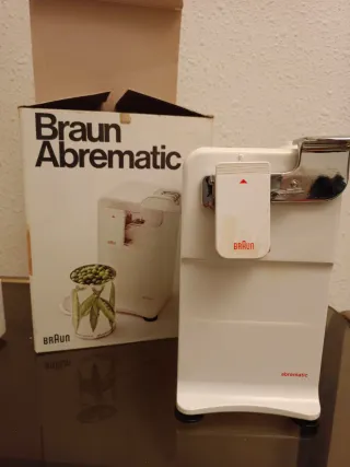 Abrelatas Eléctrico Braun Abrematic Vintage