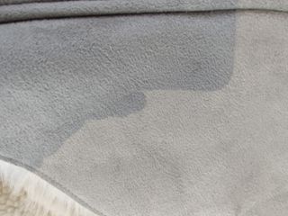 Cazadora Biker Gris Piel Sintética