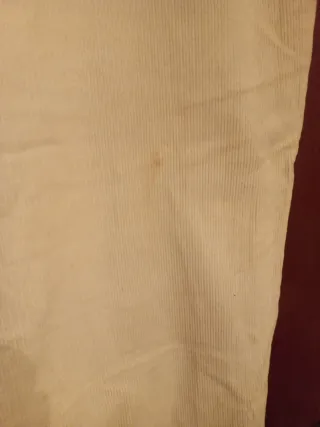 Pantaloni velluto donna panna