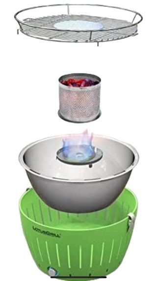 Barbacoa sin humo LOTUS GRILL XL Negra