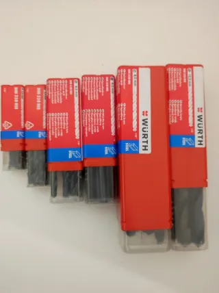 Lote brocas Hierro WURTH HSS a estrenar