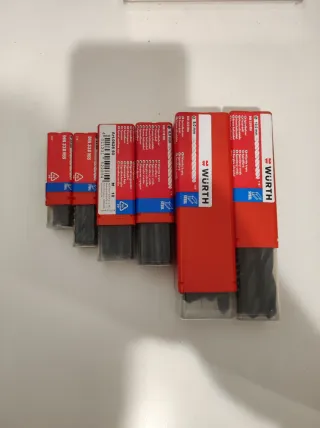 Lote brocas Hierro WURTH HSS a estrenar