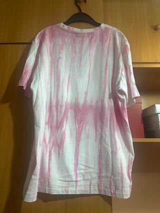 Camiseta Ellesse Tie-Dye Rosa y Blanca