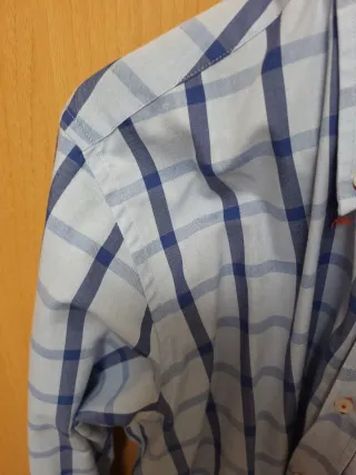 Camisa cuadros azul hombre LA ESPAÑOLA Talla 5