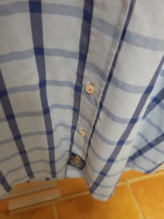 Camisa cuadros azul hombre LA ESPAÑOLA Talla 5