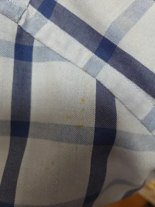 Camisa cuadros azul hombre LA ESPAÑOLA Talla 5