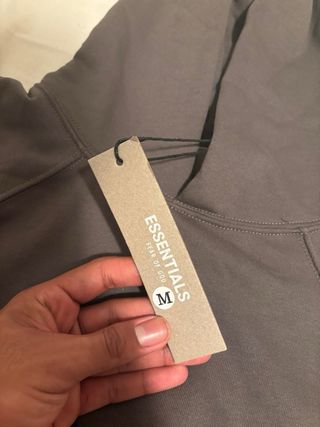 Sudadera Essentials Fear of God Gris Talla M