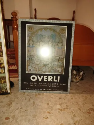 2 cuadros , uno de ellos: Cuadro Museo del Louvre