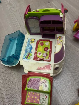 Lote Pinypon: Furgoneta, Moto y Figuras